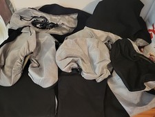 11 Tlg. Auto Sitzbezug Set Schwarz/ Grau