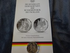 10 Euro Silber Gedenkmünze DEUTSCHLAND 2012 + Zertifikat
