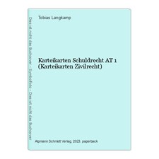 Karteikarten Schuldrecht AT 1