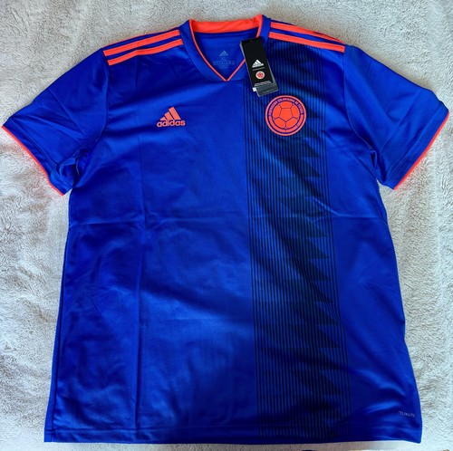Trikot kolumbien blau kurzarm - trikot,