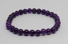 Naturstein Perlen Armband Amethyst 6mm Schmucksteinperlen/Halbedelsteinperlen 