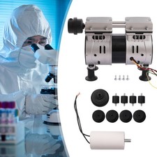 Mini-Membran Dental Medizinische Labor-Vakuumpumpe Ölfrei Luftpumpe 3,6CFM 550 W