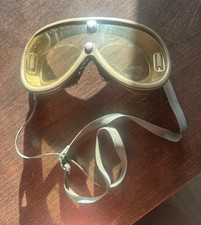 Vintage alte Motorradbrille