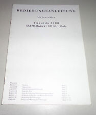 Bedienungsanleitung Motorroller Tokaido 2000 SM 50 Mokick / SM 50-1 Mofa