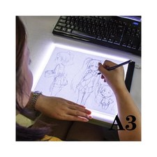A3 LED Dimmbar Lichttisch Leuchttablet Tracing Lightpad Board  USB Zeichenbrett