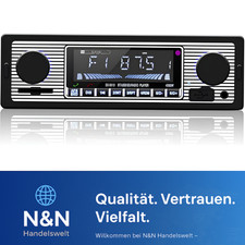 🚗 Classic Car Bluetooth Autoradio – Retro Design mit moderner Technik