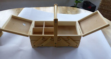 Nähkasten aus Holz - natur -