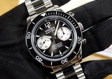 Union Glashütte 43 mm Noramis Chronograph Sport FULL SET Automatik Stahlband