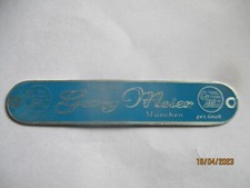 Typenschild schild sitzbank - typenschild,