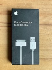 Apple Dock Connector USB Cable 30PIN Original Gebraucht mit OVP iPhone iPod iPad