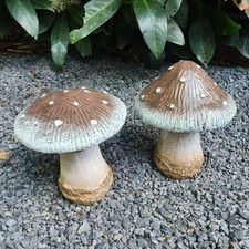 Gartenfigur Pilz Figur 2er Set