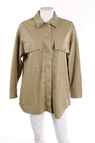 Amisu shacket jacke kunstleder - amisu,