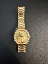 Certina DS-2 Automatic Gold Vintage 70er | Original Certina Band | Lederband