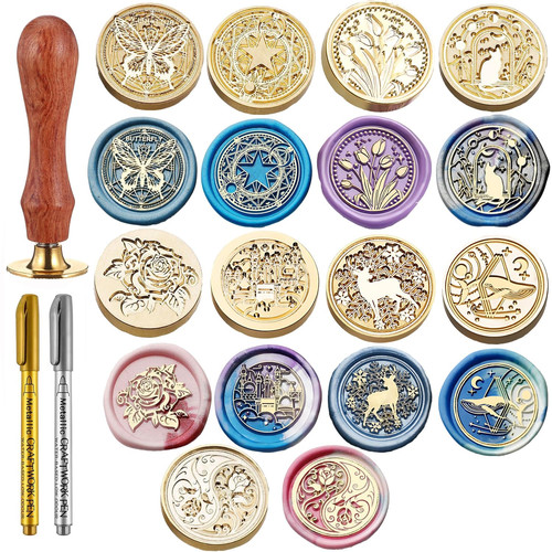 Wachssiegel-Stempel-Set