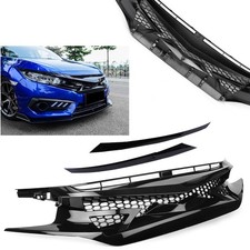 Kühlergrill gitter Frontgitter für 2016-19 Honda Civic 10. Generation FK8 Typ-R