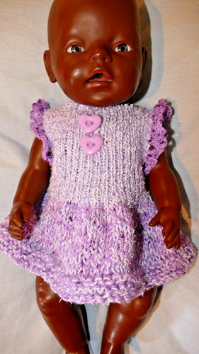 Kleid gestrickt lila - ,