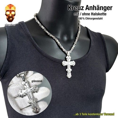Kreuz anhänger groß mit ohne - anhänger, mit/ohne