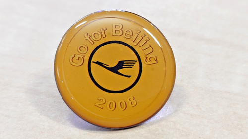 Vintage pin lufthansa - "go, for