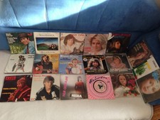 Alte Single Schallplatten in