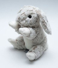 Kuschelwuschel Hase beige grau weiß Stofftier Kuscheltier Kaufhof unbespielt
