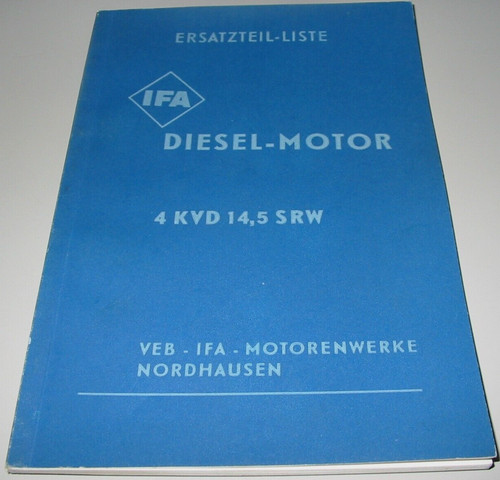 Ersatzteilliste ifa diesel - ersatzteilliste,