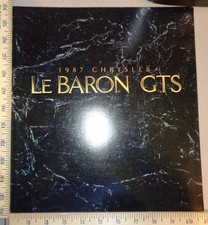 1987 Chrysler Le Baron GTS