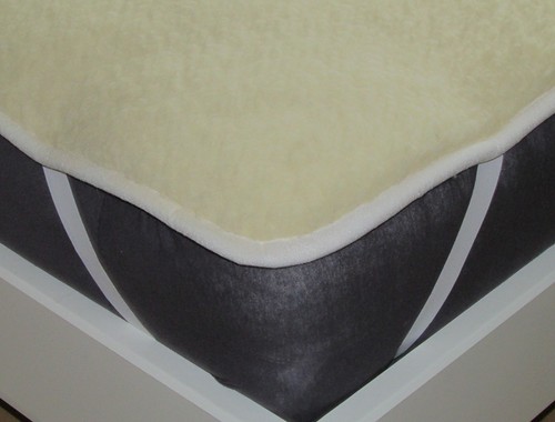Unterbett gelockt schurwolle - unterbett,