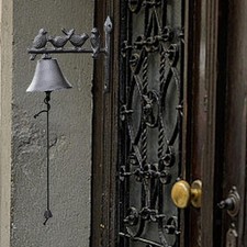 Gusseisen Tür Glocke Vögel