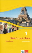 Découvertes 1. Série jaune. Vokabellernheft 1. Lernjahr