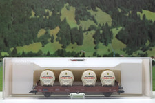 Fleischmann H0 5230 K Behältertragwagen Dortmunder Union Bier DB in Ovp Nr.4903