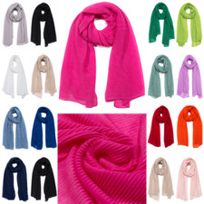 Plissee Damen Schal XXL