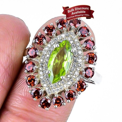Peridot facettierter stein 925 - stein,