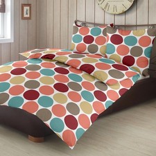 Biber Bettwäsche Punkte bunt