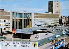 AK München Hauptbahnhof Tram 1971 Olympia