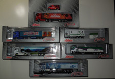 1/87 Schuco LKW Modelle Mercedes MAN Polizei teils Limited / Vitrine unbespielt