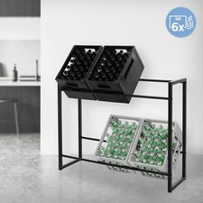 Getränkekistenregal 6 Kisten Getränkeregal Kastenregal Flaschenkastenregal Stahl