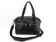 Tasche Cowboysbag Handtasche Schultertasche Damentasche Leder Schwarz