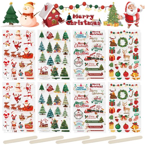 Weihnachten aufkleber set rub - aufkleber,