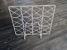 Buchständer Kochbuchhalter Metall Buchhalter Kochbuchständer Shabby Stil weiß