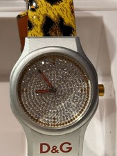 Dolce & Gabbana Damen Armbanduhr Leoatmband Strasssteine