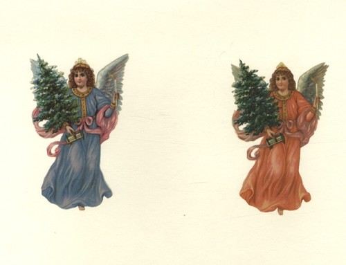 Oblaten weihnachtsengel mit - 2,