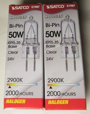 2-PACK NEW SATCO S1987 50W T4