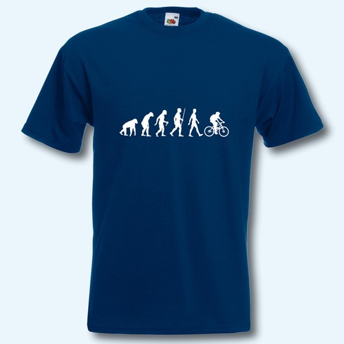 Shirt evolution mountainbike - t-shirt,