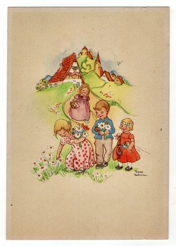Künstler liesel - künstler-ak,