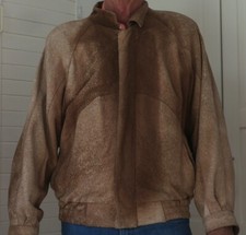 Herren Lederjacke Capybara