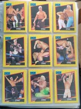 WCW Trading Cards Sammelkarten von 1991  komplett Set 162 Karten WWF Wrestling 