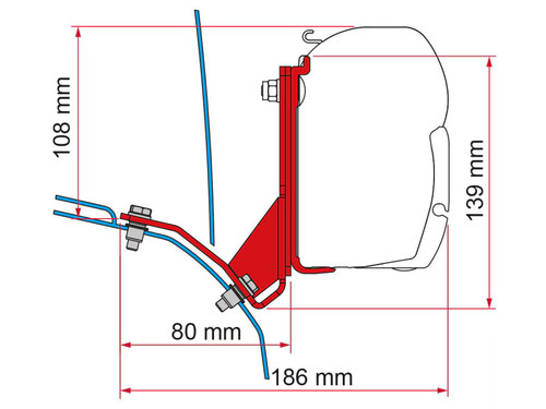 Fiamma f45 adapter für fiat - fiamma,