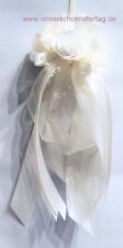 Kirchenschmuck Kirchbankschleife Stuhlschleife Hochzeit KS0015 creme champagner 