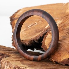 Holz Armreif Armband Schmal Boho Schmuck Hippie Ethno Handarbeit Naturschmuck 