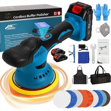 Profi Akku Poliermaschine Polierer+0/2x Batterie Auto Schleifmaschine Für Makita